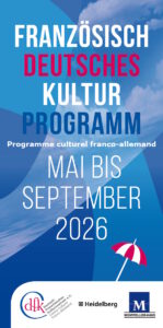 Titelblatt des Programmhefts des DFK für 2026-2