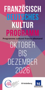 Titelblatt des Programmhefts des DFK für 2026-3